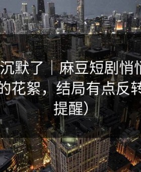 看完我沉默了｜麻豆短剧悄悄加更｜最意外的花絮，结局有点反转（更新提醒）